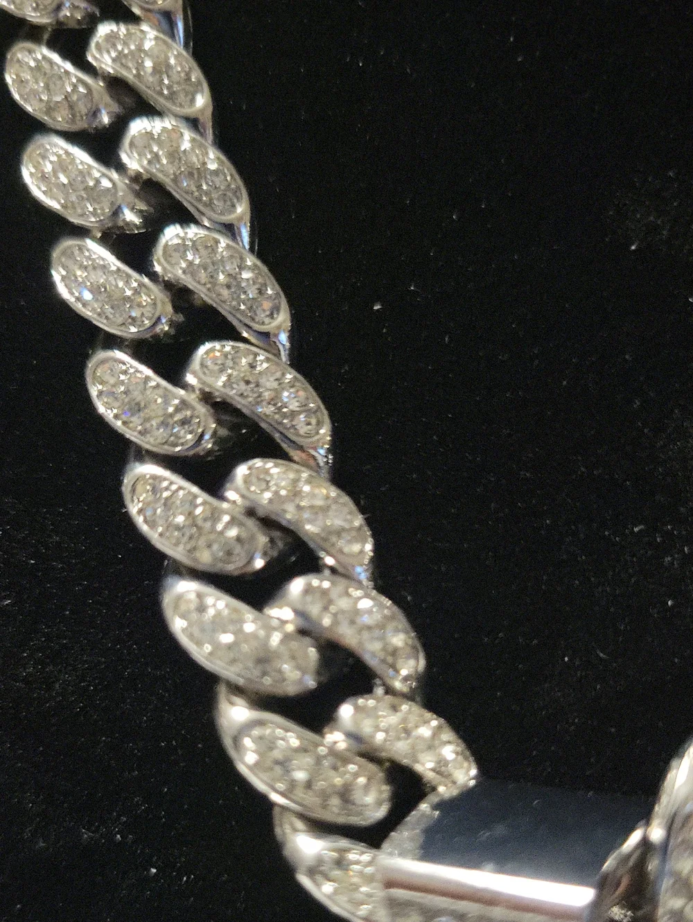 Silver Men's Cuban Chain Necklace with Bible Pendant. 20 in